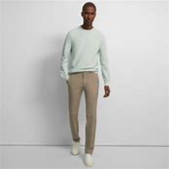 Theory Other - Theory Mens Zaine Neoteric Cotton Blend Slim Fit Pants Khaki 31